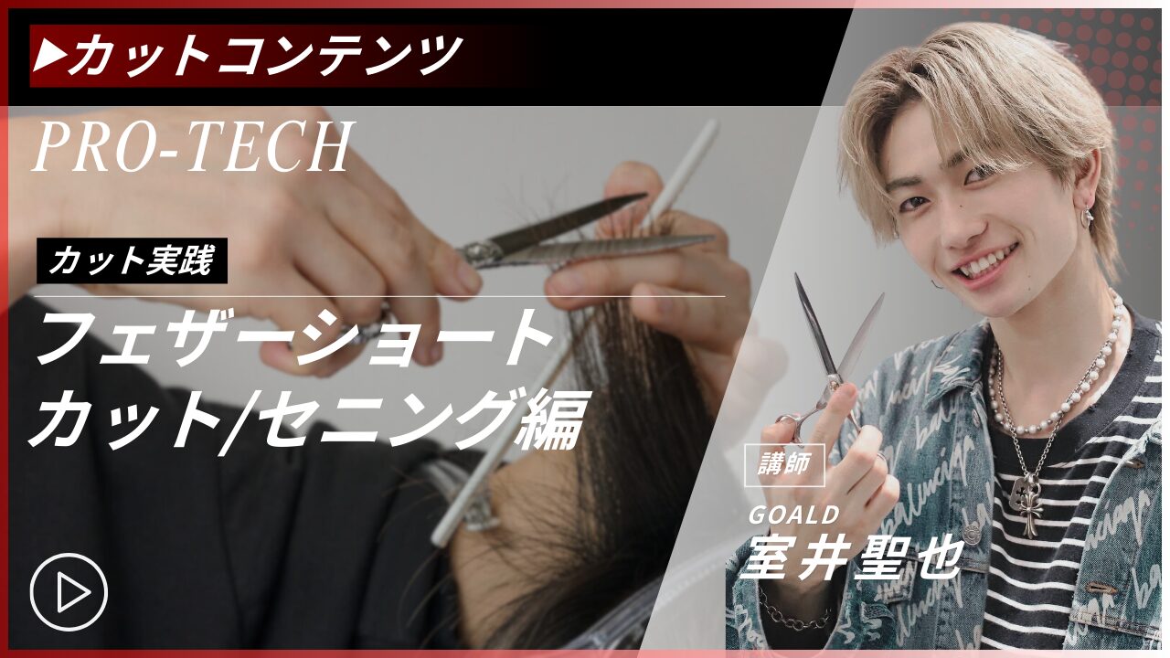フェザーショートカット/セニング編